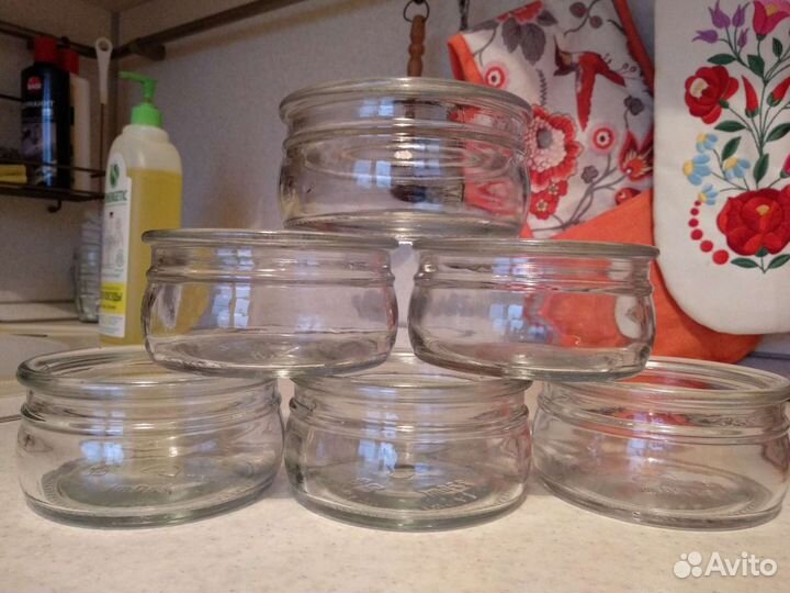 Стеклянные баночки/мисочки