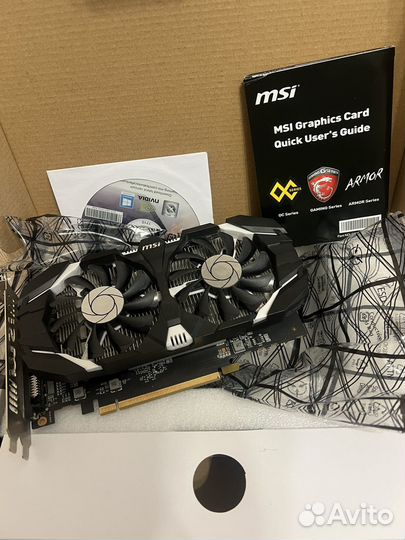 Видеокарта MSI GTX 1050Ti 4GB