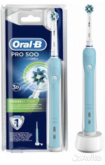Электрическая Зубная щетка oral b+сменная насадка