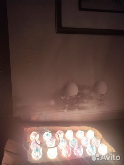 Елочная гирлянда советская фонарики рабочая