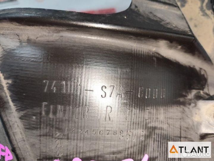 Подкрылок передний правый honda stream