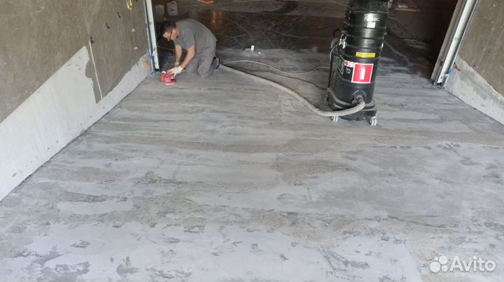 Полимерный наливной пол для паркинга (пандус)