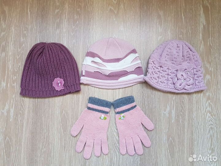 Шапки Politano Maxval д/с для дев и перчатки