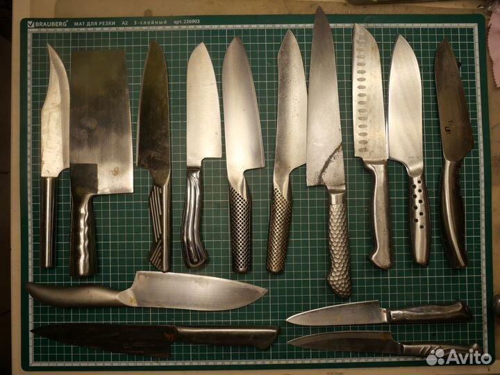 Кухонные ножи цельнометаллические, Япония