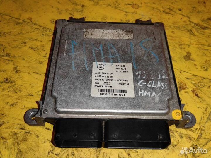 Блок управления двигателем Mercedes C-Class S 204