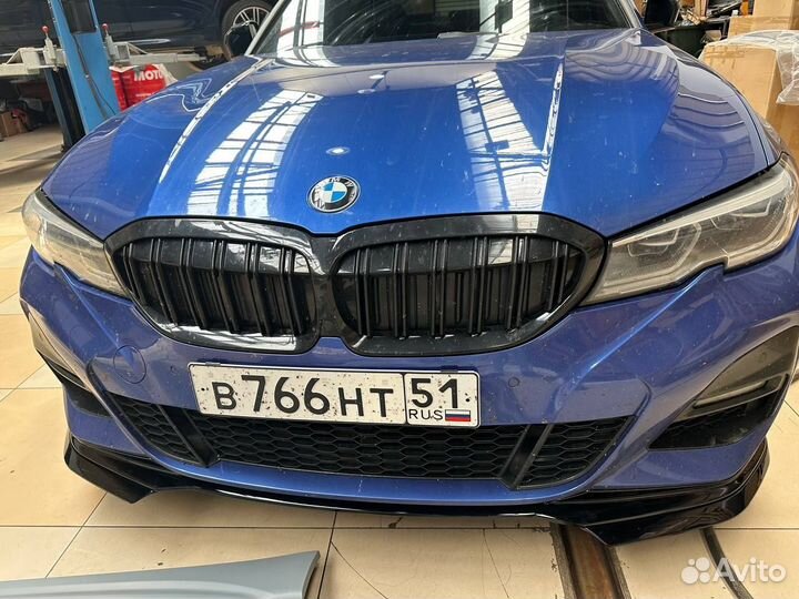 Сплиттер М перфоманс BMW G20