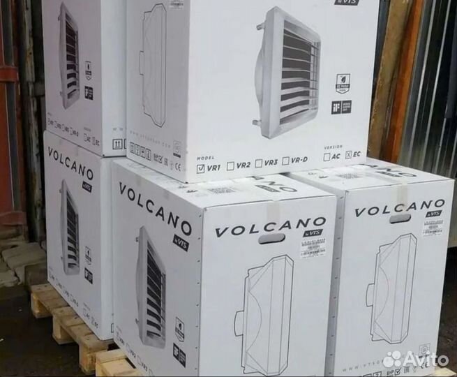 Тепловентилятор Volcano VR1 с консолью 30 кВт