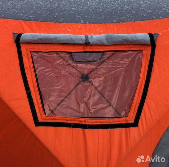 Зимняя палатка куб трехслойная