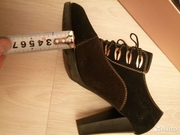 Туфли осенние р 39(замша)