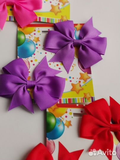 Бантики для волос ручной работы