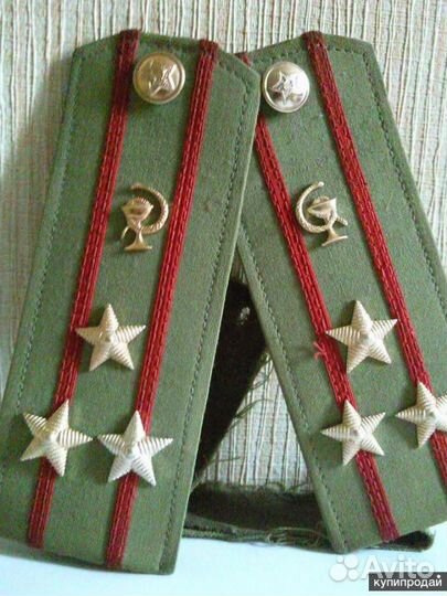 Погоны полковника мед. службы. Пряжки армейские