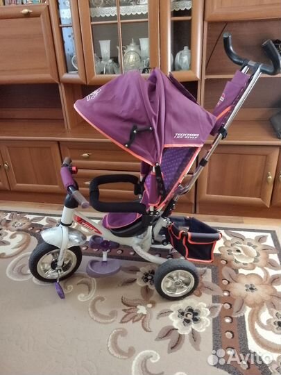 Велосипед с родительской ручкой