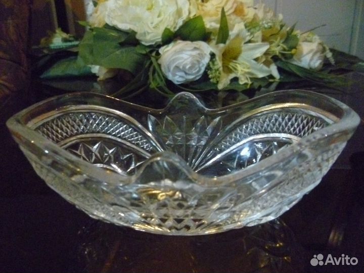 Конфетницы хрустальные из СССР