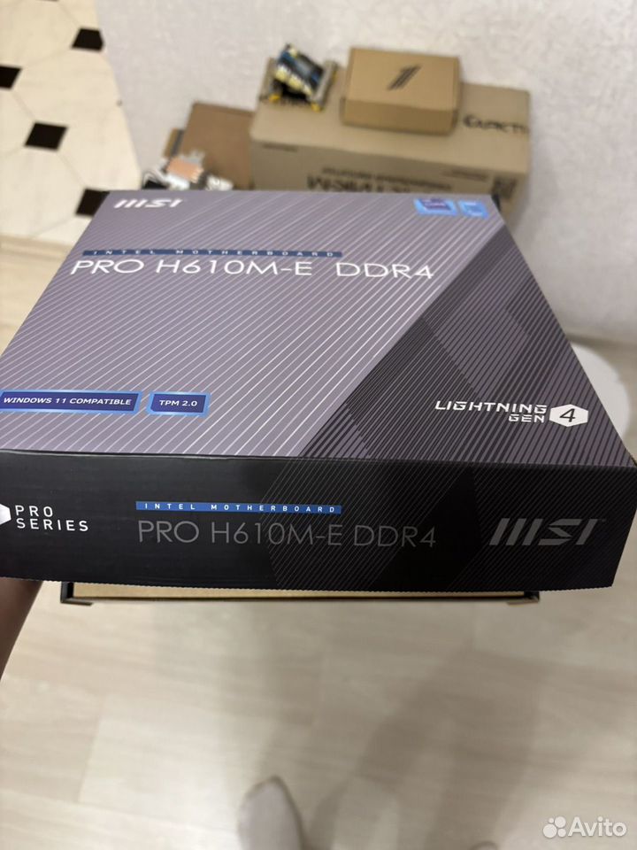 Материнская плата MSI PRO H610M-E DDR4
