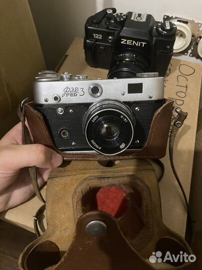 Фотоаппарат пленочный СССР (Zenit, фэд, Vilia)