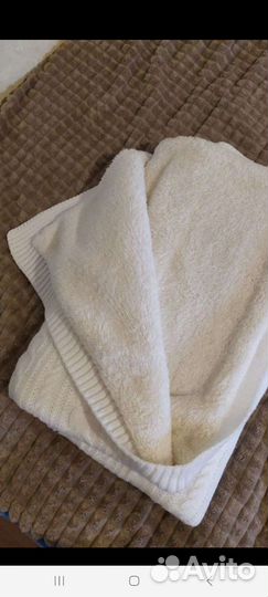 Плед детский вязаный