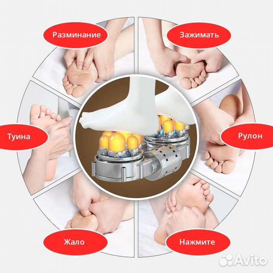 Массажёр для шеи, спины, ног