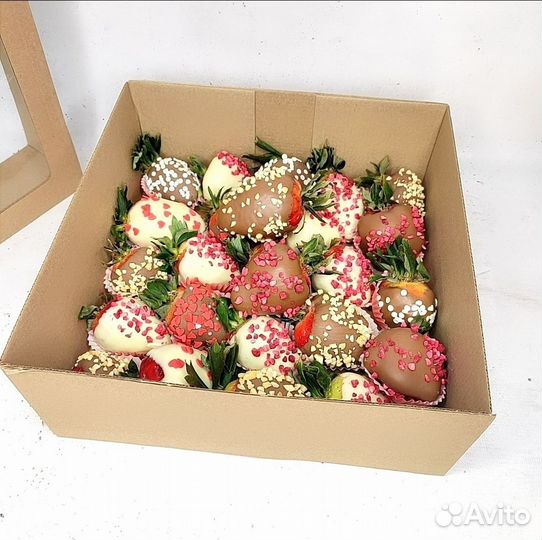 Клубника в шоколаде. Подарочный набор. Подарок