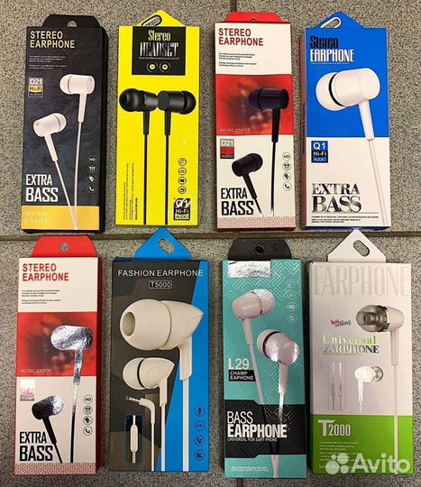 Наушники разные. Новые