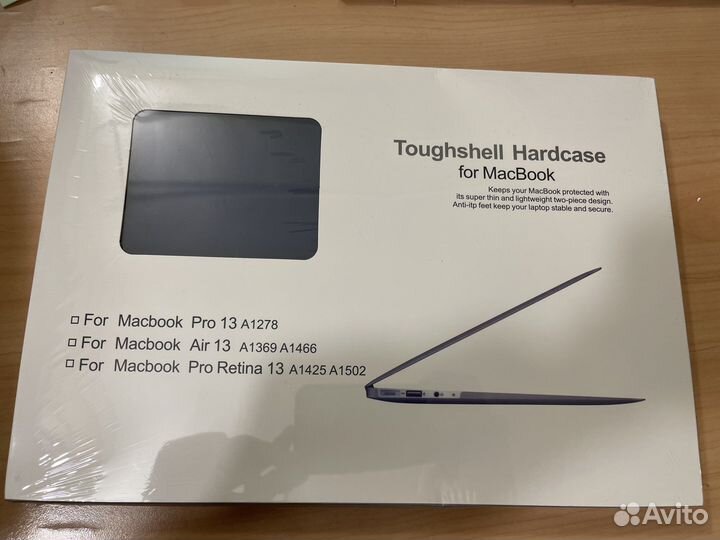 Чехол для macbook pro a1278 (3 штуки комплект)