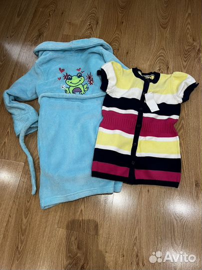 Большой пакет вещей на девочку 122-128см