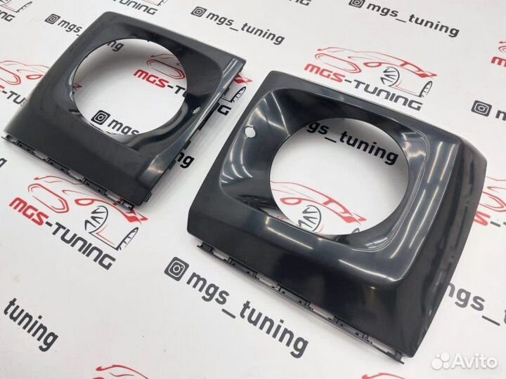 Очки на фары Mercedes G-class w464 под окрас