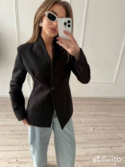 Пиджак приталенный 42-46