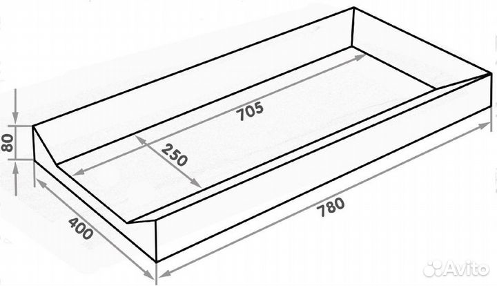 Пеленальная доска на кроватку