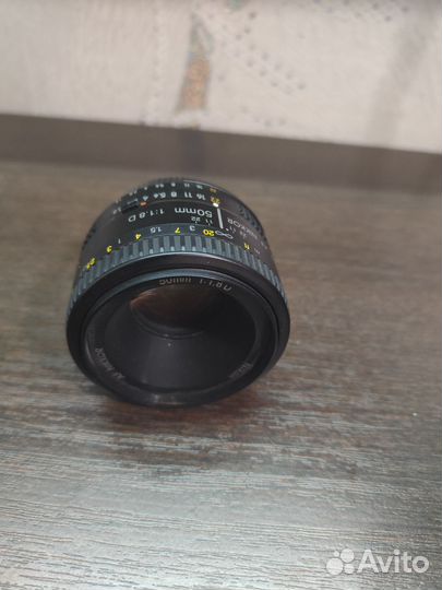 Объектив nikon 50mm f 1.8D af nikkor