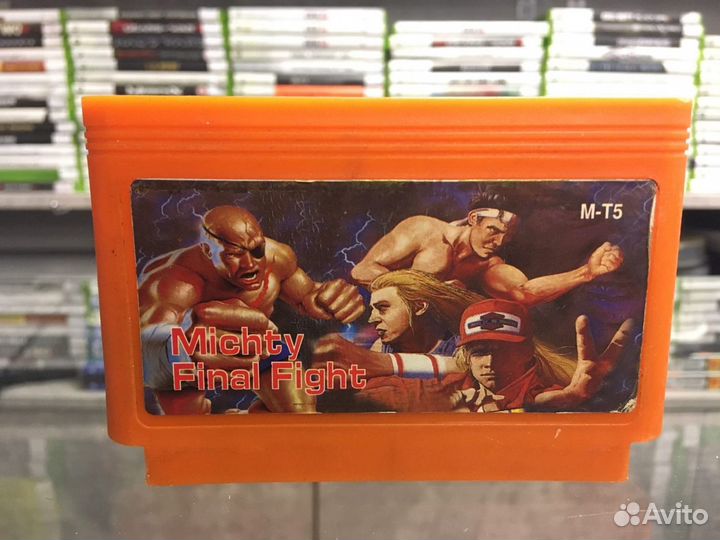 Картридж из 90х Dendy Michty Final Fight арт 48