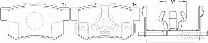 Колодки тормозные