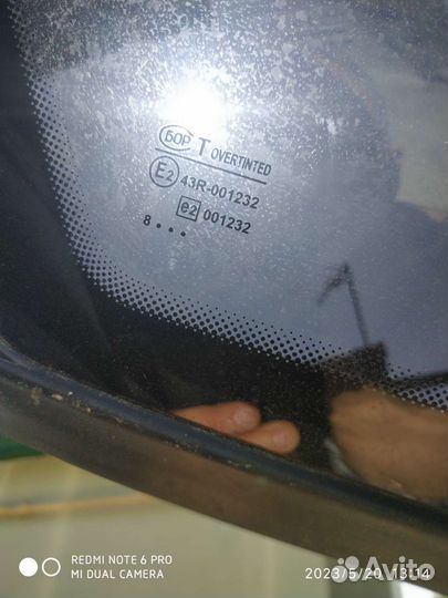 Стекло заднее треугольник ваз 2110, 11, 12