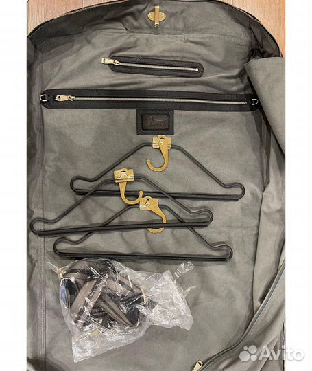 Кожаные кофр из кожи на молнии Brioni