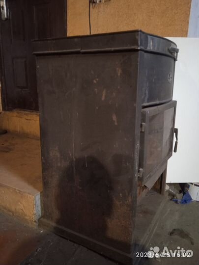 Печь камин на дровах бу