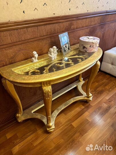 Консоль деревянная