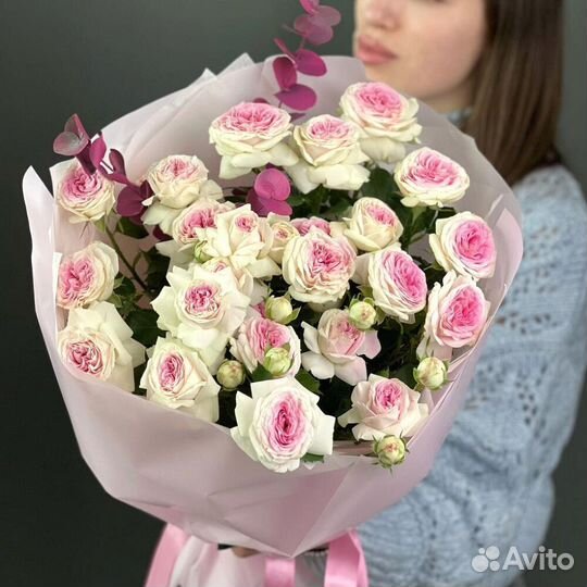 Букет с диантусами 