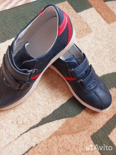 Ботинки кожаные