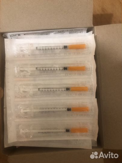 Шприцы инсулиновые