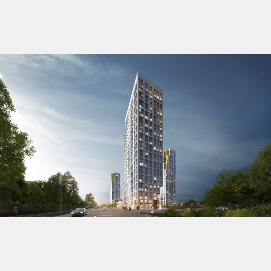 3-к. квартира, 93,1 м², 30/31 эт.