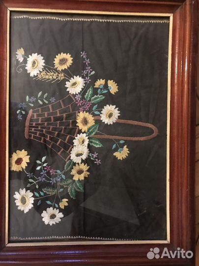 Картина вышивка