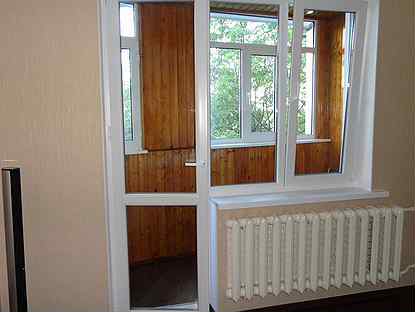 Дверь балконная и окно