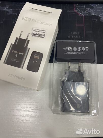 Зарядное устройство Samsung 35W + кабель type-c