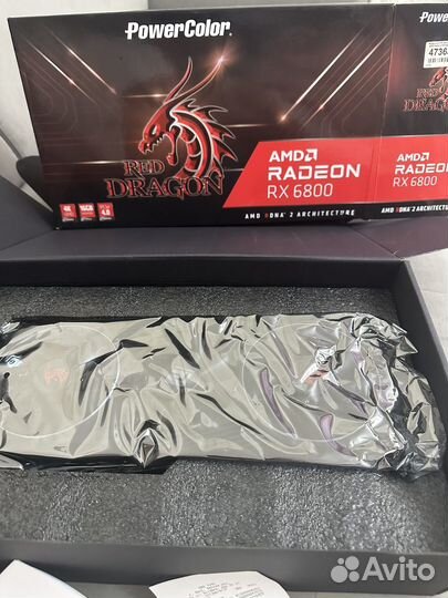 Видеокарта rx6800 16gb