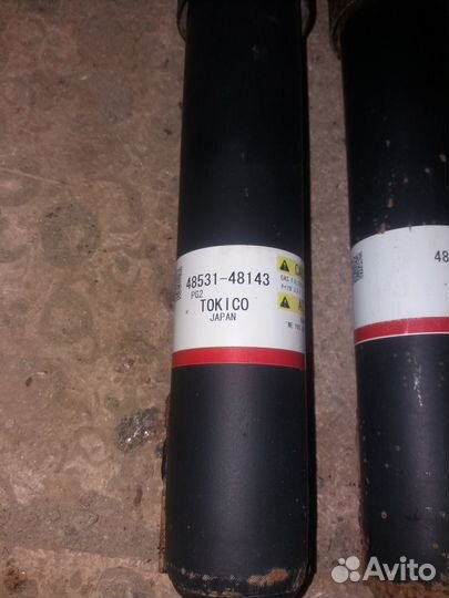 Задние амортизаторы lexus rx350, toyota highlander