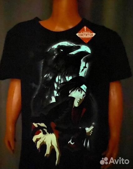 Футболка Наруто ворон
