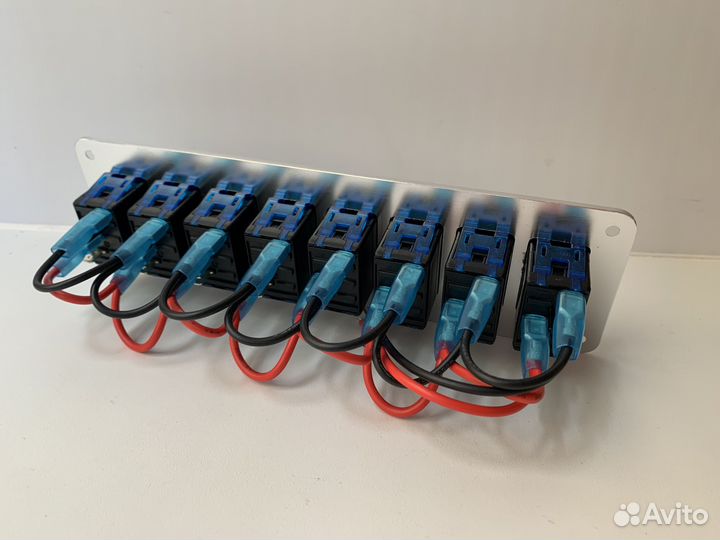 Панель переключателей для катера лодки 8 клавиш