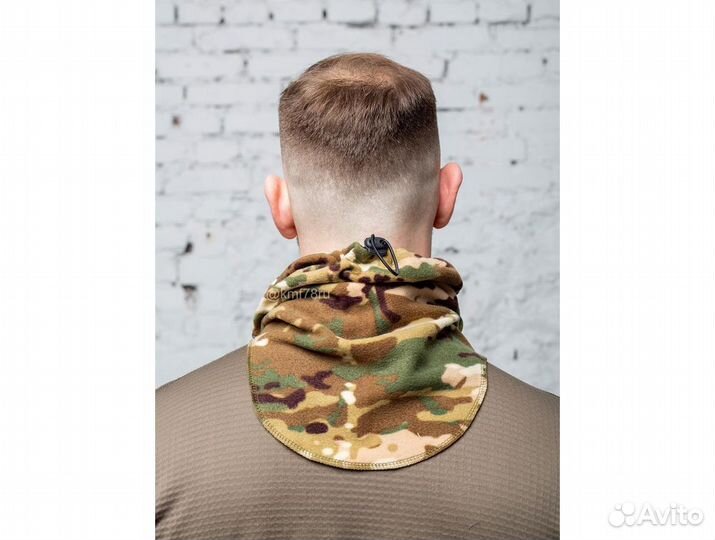 Шарф морской флисовый