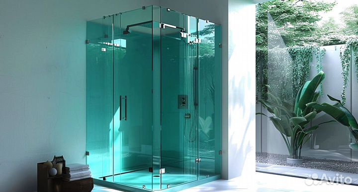 Стеклянные душевые ограждения