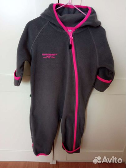 Комбинезон - трансформер флисовый 70 с подарком