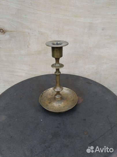 Подсвечник латунь